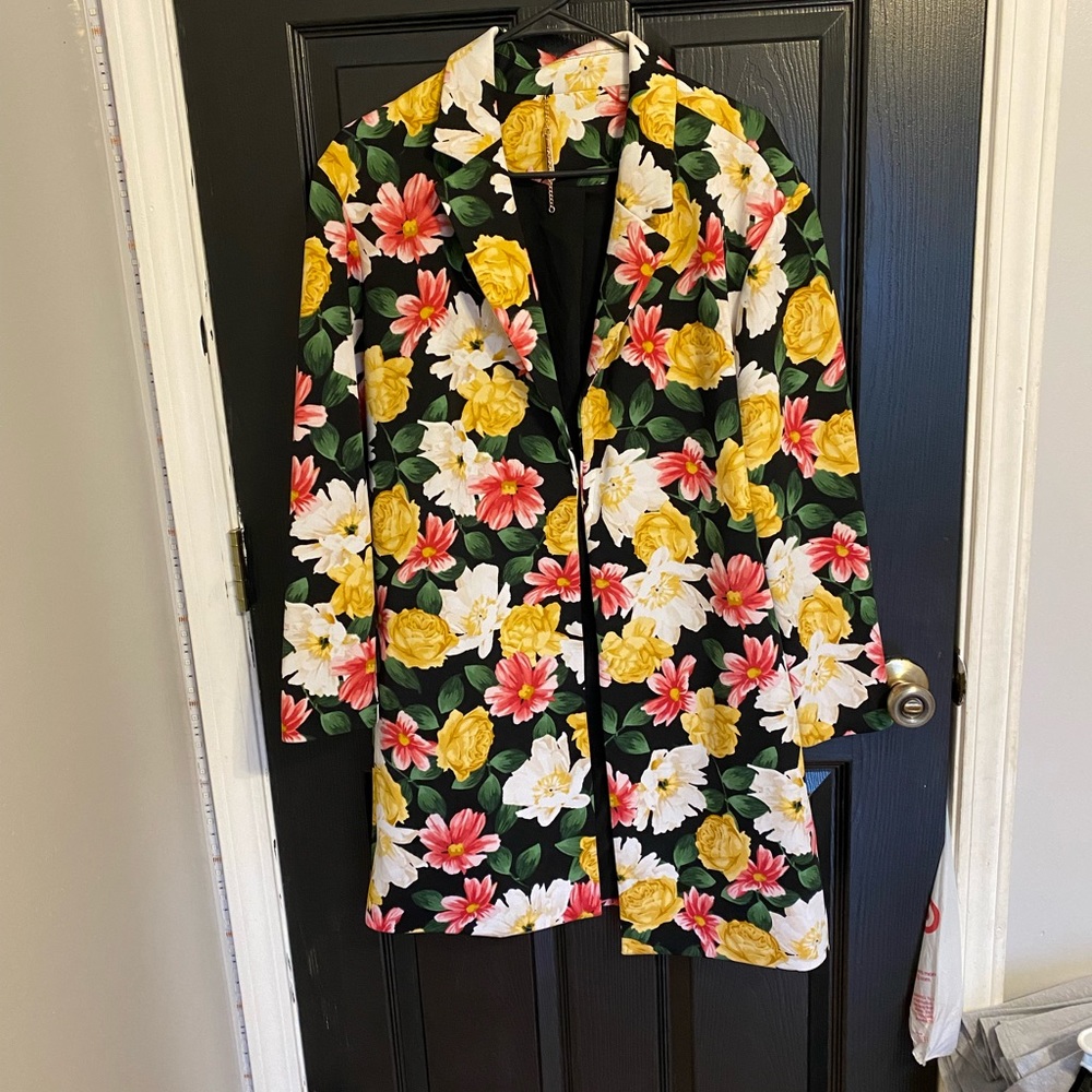 Floral blazer